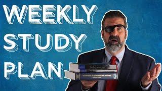 Weekly Study Plan