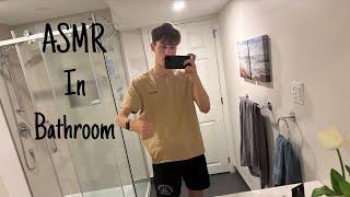 ASMR Tapping around my Bathroom mouth sounds