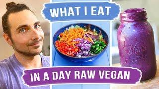 What I Eat In A Day As A Raw Vegan Full Day Of Eating + Workout