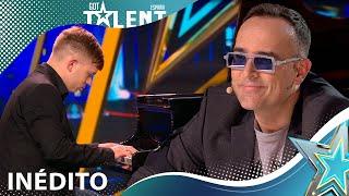 BACH on the piano perfect way to make RISTO really smile  Never Seen   Spains Got Talent 2023