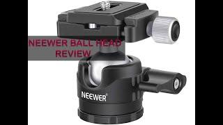 Review  Neewer Low-Profile Ball Head 360 Degree Rotatable Tripod Head