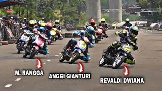 Persaingan Anggi Gianturi 84 Vs M.Rangga 308 Vs Revaldi Dwiana 111 di FINAL MATIC 115CC STD PEMULA