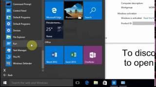 How to find Windows 10 build version