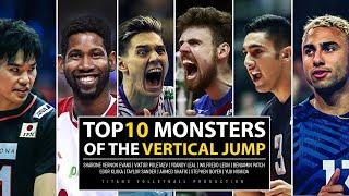 Top 10 Monsters of the Vertical Jump  Volleyball  Greatest Plays of All - Time