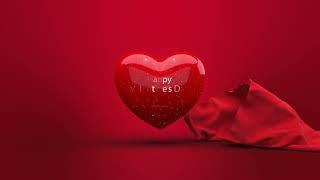 4K Heart Logo Reveal _ After Effects _ Template #valentinesday