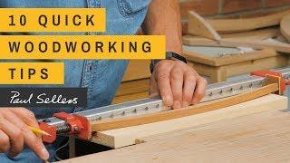 10 Quick Woodworking Tips  Paul Sellers