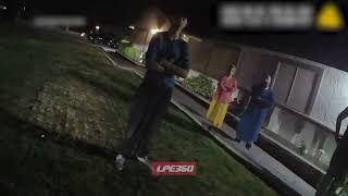 A Bodycam captures flash in sky