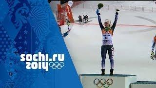 Alpine Skiing - Ladies Slalom - Run 2 - Shiffrin Wins Gold  Sochi 2014 Winter Olympics