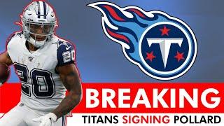 Tony Pollard SIGNING With Tennessee Titans In 2024 NFL Free Agency  Titans News