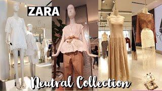 ZARA NEUTRAL WOMENS COLLECTION #zara #ronasvlog #zarashopping #zaraclothing #zaraneutralcollection