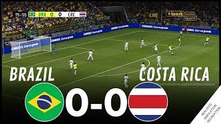  Brasil 0-0 Costa Rica COPA AMERICA 2024  Highligths  Simulación y recreación de videojuego