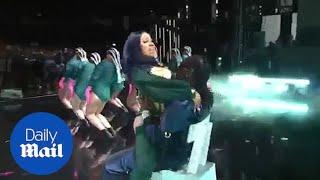 Cardi B gives Offset a lap dance during BET Awards performance