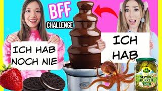 Schokobrunnen BFF Challenge Wir spielen peinliche WAHRHEITEN ich hab noch NIE