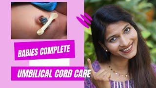 Complete Umbilical Cord Care for newborn baby  When does it fall & how to aid its falling off Hindi