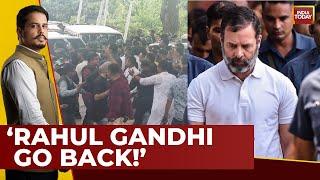 Manipur Burns Ground Report  Rahul Gandhi Pushed Back Tear Gas Shells Fired At Protesters