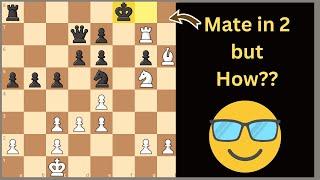 Quick Checkmate in 2 moves in a Cool way