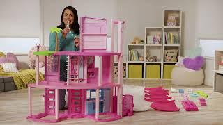 Barbie® Dreamhouse® Step by Step Assembly Video - 2023 with 3-Story Spiral Slide  AD