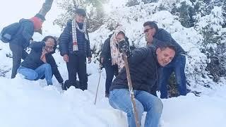 हिउ यात्रा दार्चुला द्ल्लेखमा २०७५  Snow fall 2075