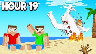 Surviving a PLANE CRASH in Minecraft