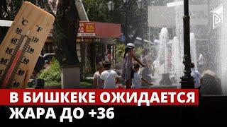 В Бишкеке ожидается жара до +36