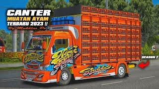 SHARE MOD TRUCK CANTER AYAM TERBARU BY MUKHLAS  MOD BUSSID TERBARU