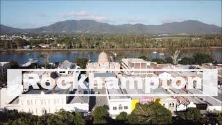 Drone Rockhampton Australia  Queensland  Fitzroy River  Archer Park Rail Museum