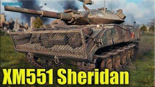 Статист на ЛТ тащит сливной бой World of Tanks XM551 Sheridan