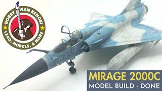 Plastic Scale Model Build - Kinetic Mirage 2000C 148 - Decals  Washes Oil Rendering