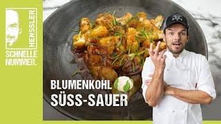 Schnelles Blumenkohl süß-sauer Rezept von Steffen Henssler  Günstige Rezepte