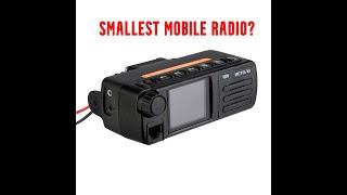 The SMALLEST VHFUHF DMR MOBILE RADIO? BEST BUDGET