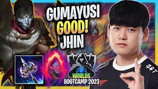 GUMAYUSI IS SO GOOD WITH JHIN - T1 Gumayusi Plays Jhin ADC vs Cassiopeia  Bootcamp 2023
