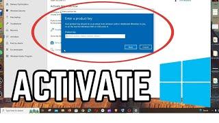 How to Activate Windows 10 using Product Key