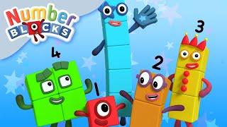 Numberblocks Counting & Easy Math Fun  1 Hour Compilation  123 - Numbers Cartoon For Kids​