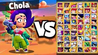 LOLA 1vs1 EVERY BRAWLER  Chola 1v1 Brawl Stars