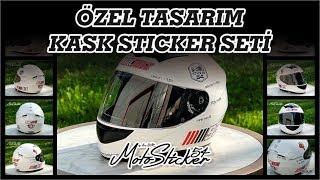 Kask Sticker Seti - Marquez Design - Moto Sticker 54