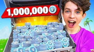 I Surprised My Little Brother with One MILLION VBucks
