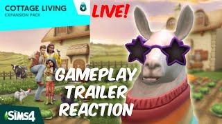 THE SIMS 4 Cottage Living Official Gameplay Trailer REACTION