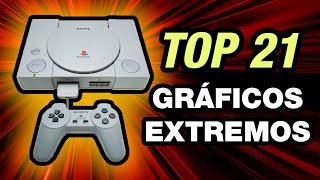 Top 21 JUEGOS que LLEVARON al LIMITE la PS1  PSX PLAYSTATION Gráficos