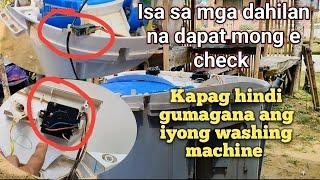 Paano magrepair ng washing machine na ayaw gumana ang wash motordryer motor