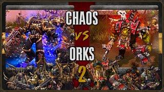 Warhammer 40000 Dawn of War 2 - Faction Wars 2024  Chaos Space Marines vs Orks #2