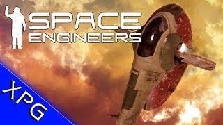 Space Engineers - Slave 1 Speed Build - Star Wars Ship  Commentary