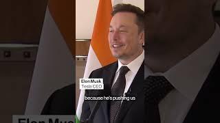 Elon Musk Meets Indias Modi in New York