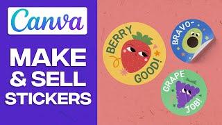 How To Make Stickers On Canva To Sell 2024 Quick and Easy