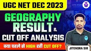 UGC NET Result 2023  UGC NET Geography Result & Cut off Analysis 2023  UGC NET Cutoff 2023JRFAdda