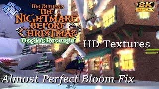 Tim Burton The Nightmare Before Christmas 8K  HD Texture Fix Bad Bloom   pcsx2 v2.1.56  PS2 PC