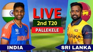 India vs Sri Lanka Live 2nd T20  IND vs SL Live Match Today  Live Cricket Match Today #cricket