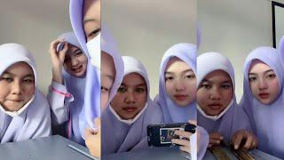 RECOMMEND‼️Thai Muslim beautiful hijabers live at school with their friends