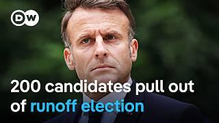 Can French parties team-up strategy block the far right from winning power?  DW News