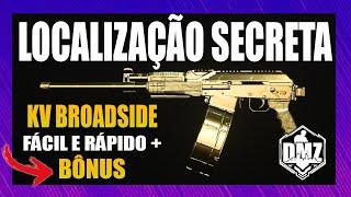 Como encontrar - Armas secretas douradas - Mapa Vondel - Modo DMZ -  KV BROADSIDE - Warzone 2.0