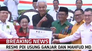 Resmi - PDI Usung Ganjar Pranowo Dan Mahfud MD Sebagai Calon Presiden dan Wakil Presiden 2024